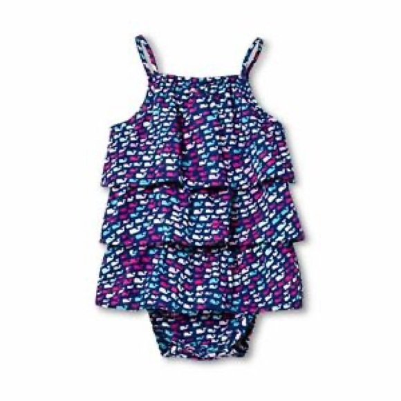 Vineyard Vines for Target girls ruffle bodysuit - Picture 3 of 3